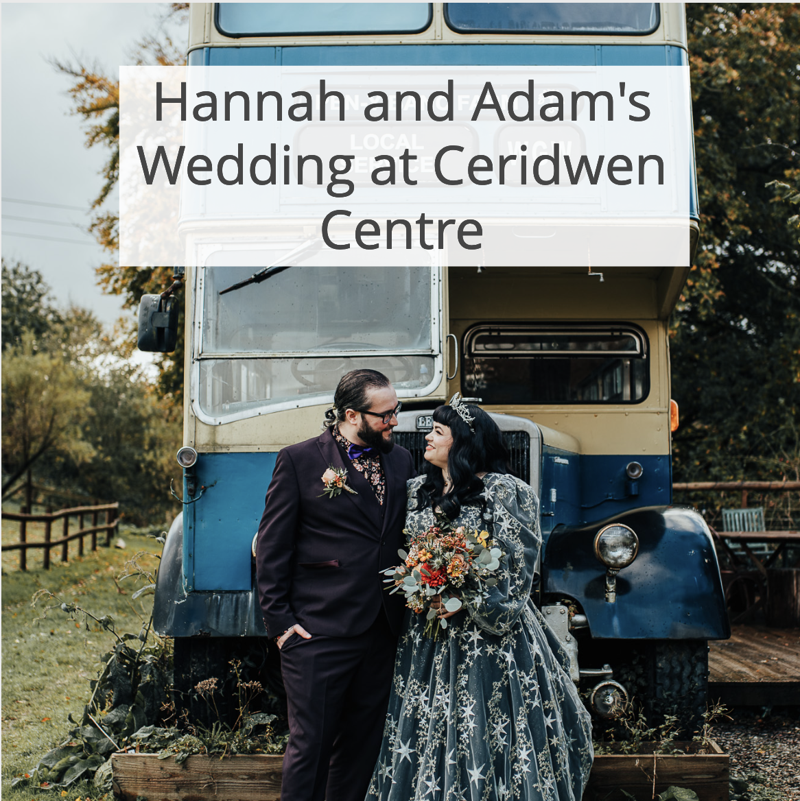 Hannah and Adam's Wedding at The Ceridwen Centre