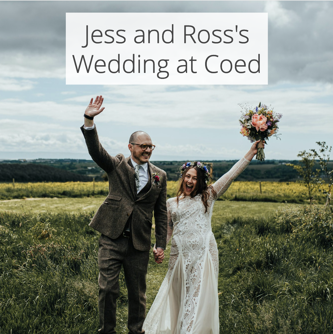 Jess and Ross’s Wedding at Coed Hills
