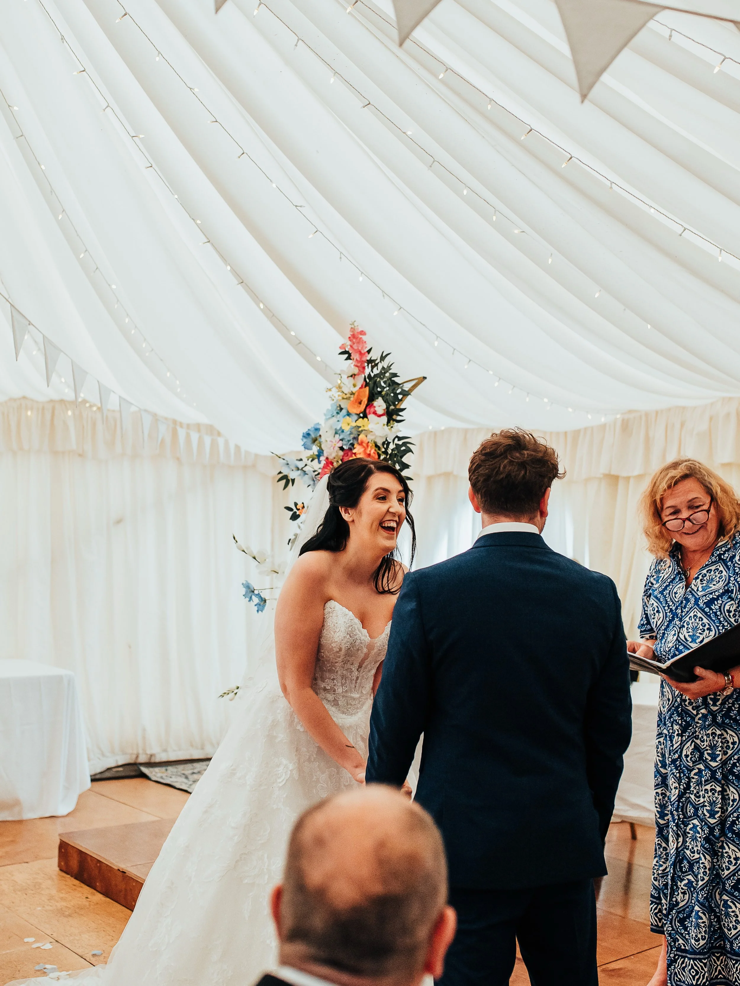 Time for some beautiful ceremony moments from Ellen and Greg&rsquo;s wedding at West Usk lighthouse.

Photographer: @ourbeautiful_adventure
Venue: @westusklighthouse 
Make up: @amylouisemua_
Hair: @lljhairandmakeupartist