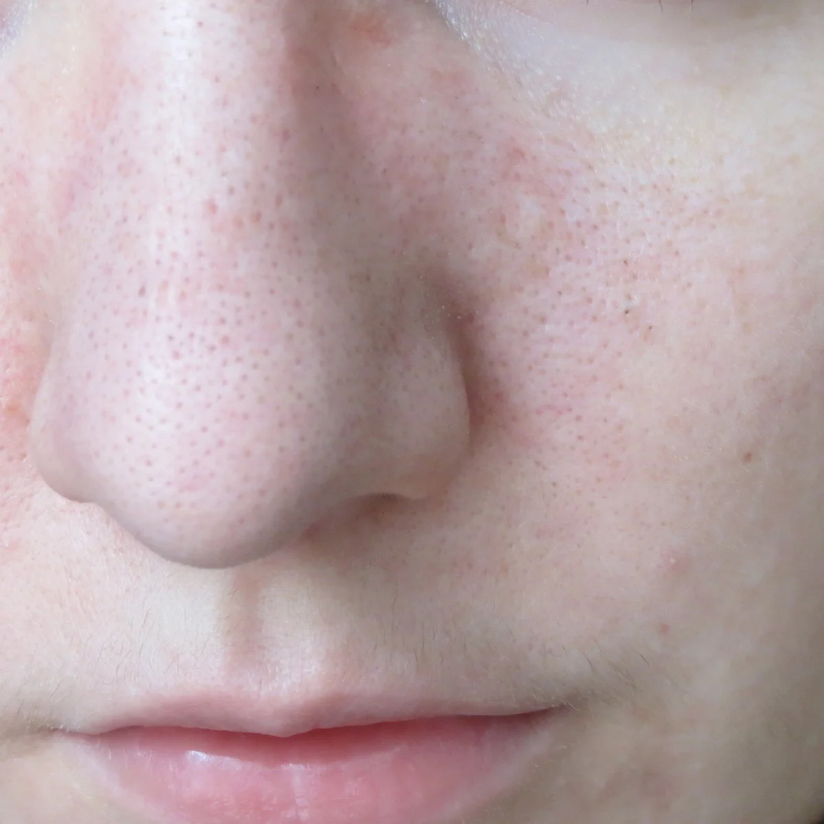 Before applying Milk Makeup Blur Stick