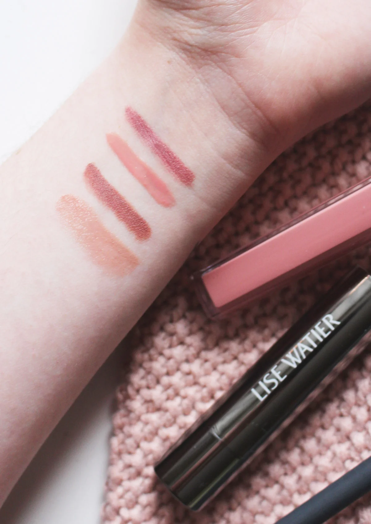 T - B | Bite 010, NARS Chelsea Girls, Bite 036, Lise Watier Jennifer