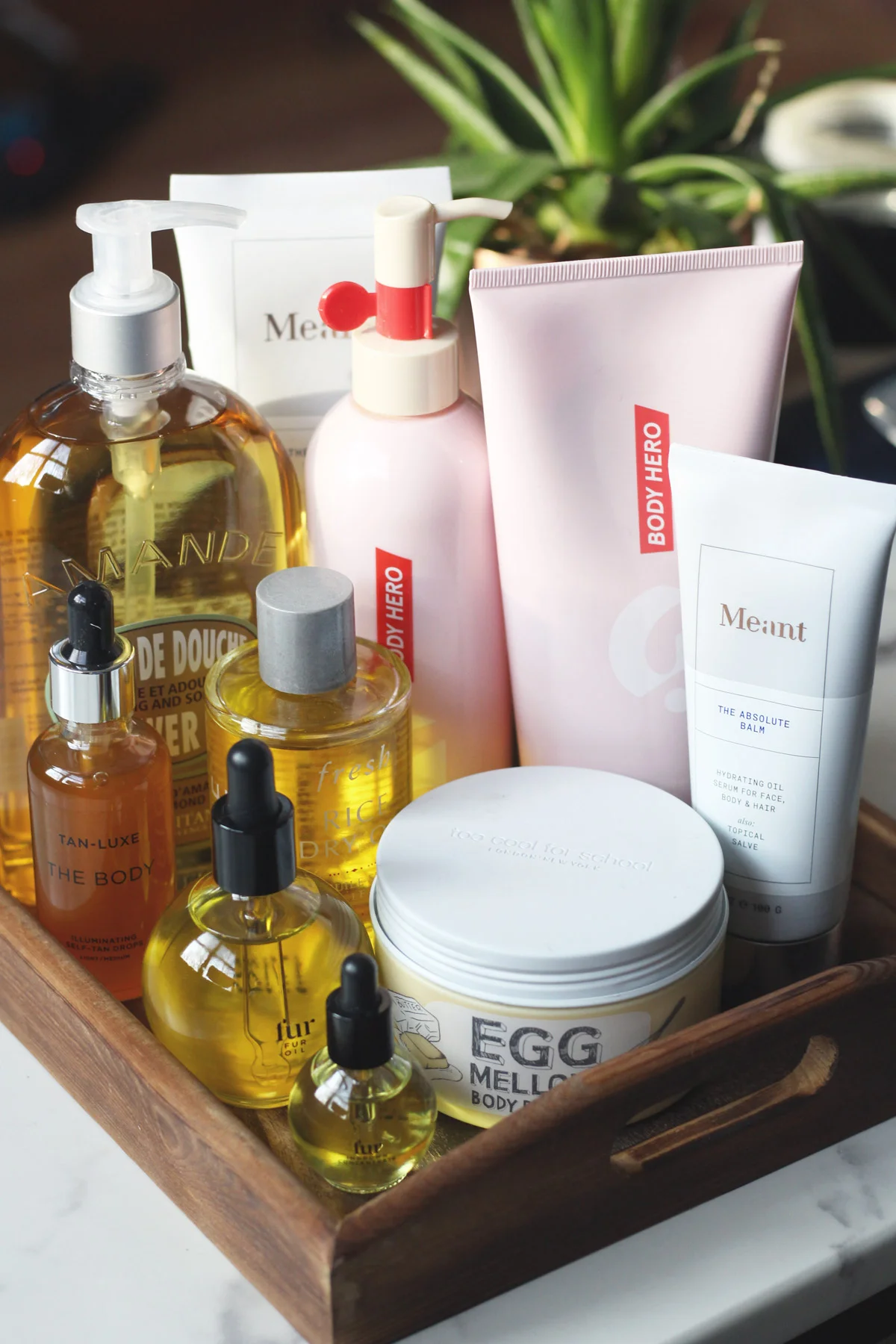 Premium body care products including Meant Absolute Balm