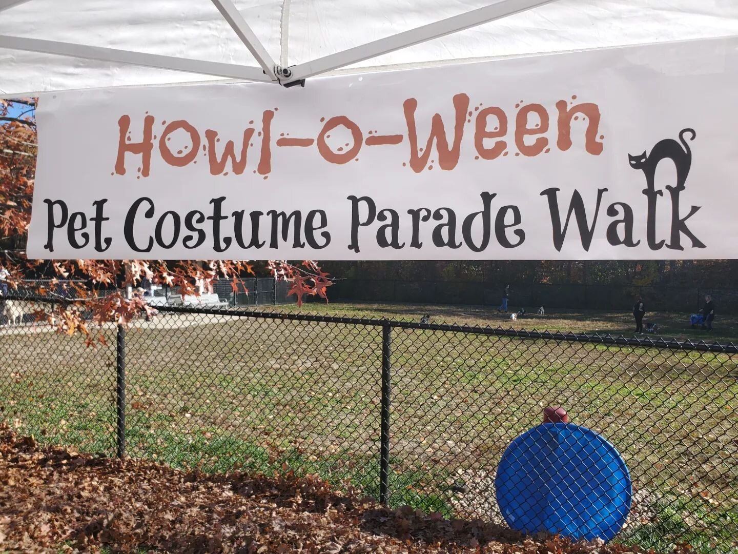 Howl-o-Ween Pet Costume Contest Parade 4th Annual kicking off! Registering dogs now... chicken wings all set... River Styx set up... cute doggie collar vendors