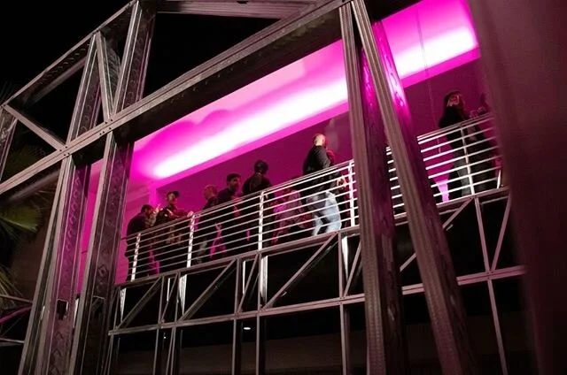 Just a few more days until Michelle JaJa Chang's Scoring, Building closes at the Mackey Apartments! Make sure to visit the installation before it's uninstallation by joining us this Saturday Feb 29 7pm-9pm for the closing party Iteration III for Scoring, Building, in parallel with Jakob Selloui's public program The garage will do.⁠
.⁠
.⁠
.⁠
⁠
The garage will do is a spatial intervention in the backyard of the Mackey Apartments by current architect-in-residence Jakob Sellaoui. The project draws upon a quote by Frank Lloyd Wright referring to R.M. Schindler&rsquo;s buildings as well-designed, but badly executed. He nevertheless concludes that so far none have fallen down. Jakob's intervention reassesses assumptions surrounding the way things are made&mdash; or ought to be made. In a series of talks, invited participants are asked to contribute stories that mark out a way of rethinking the notion of deficiency not as a disadvantage, but possibly as a virtue⁠
.⁠
.⁠
.⁠
.⁠
.⁠
@materialsandap