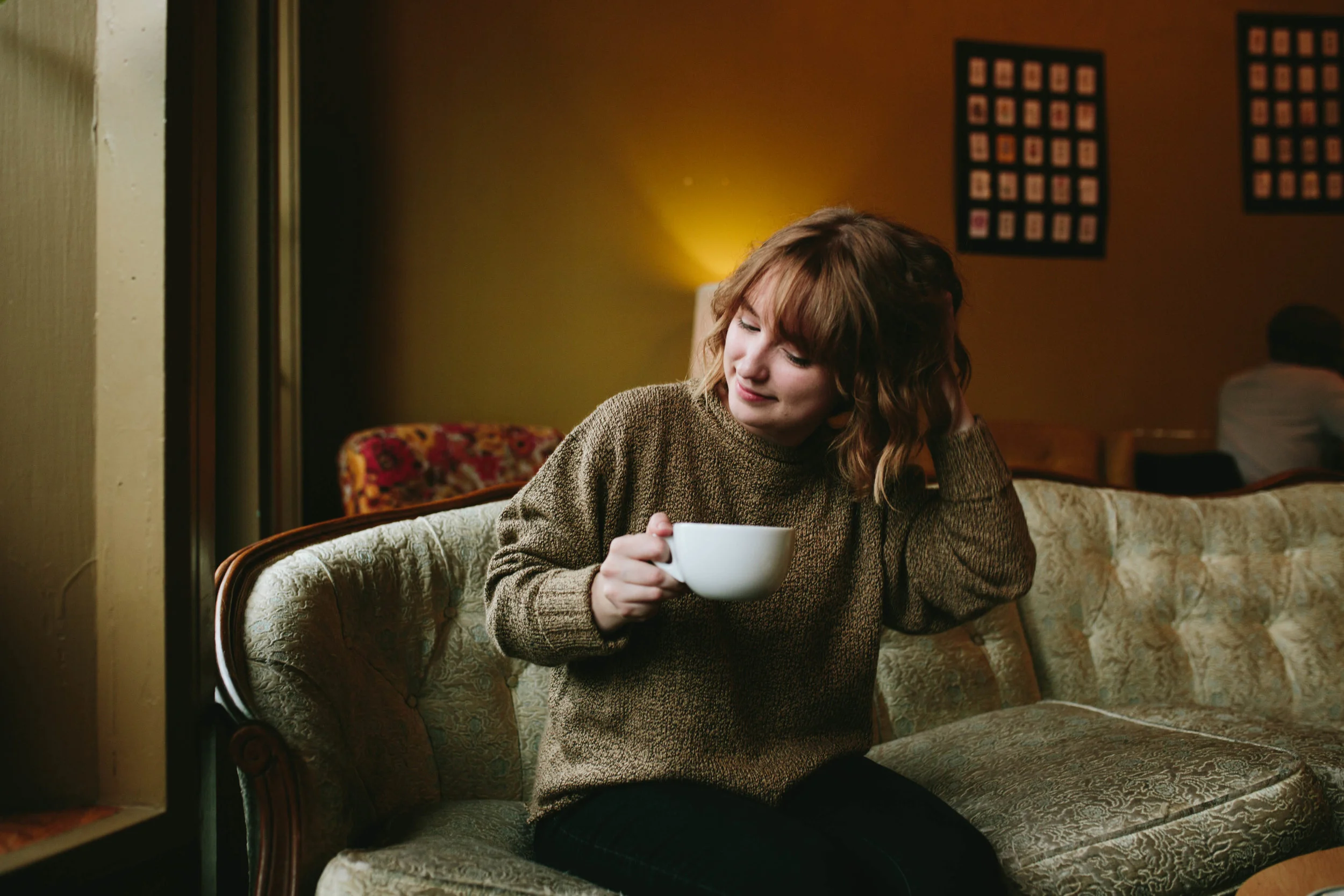 Sunergos Coffeeshop Senior Portrait Session