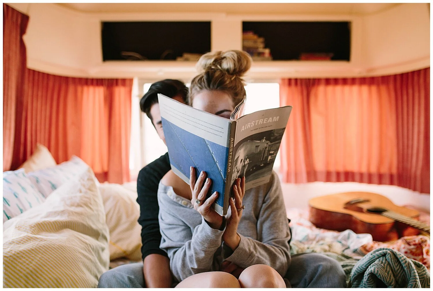 Joshua Tree, California Airstream Airbnb Anniversary Session