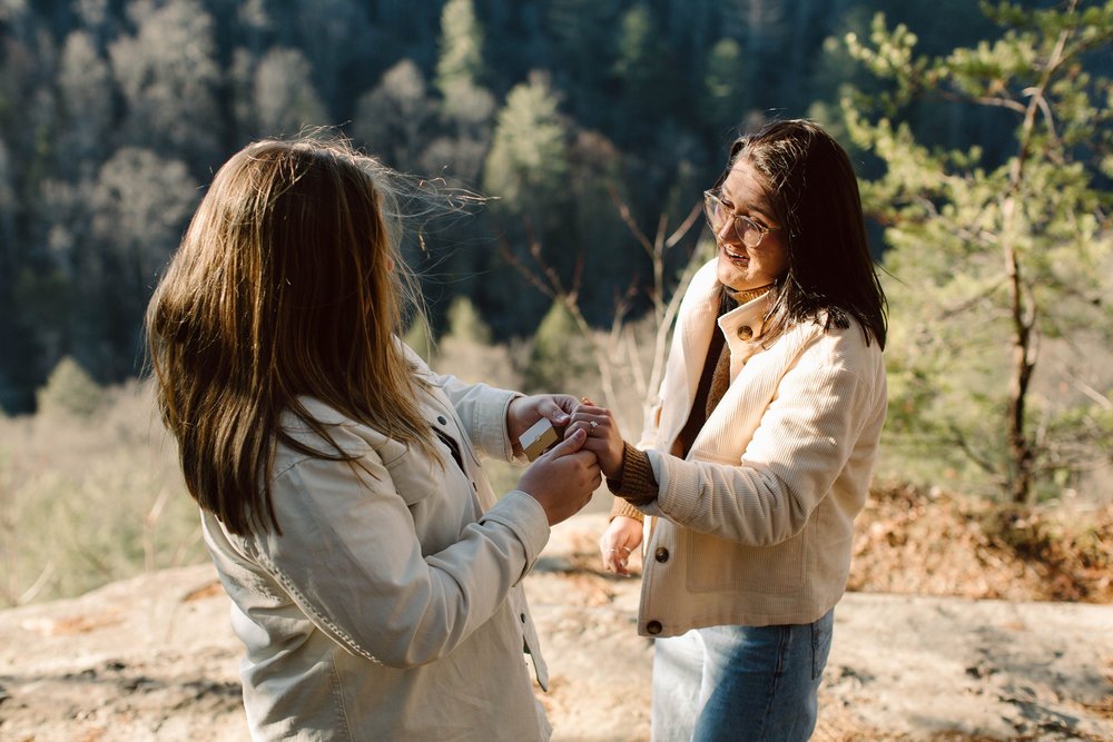 Late Autumn Proposal & Engagement Session in Red River Gorge- Kentucky043.jpg