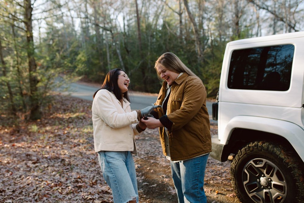 Late Autumn Proposal & Engagement Session in Red River Gorge- Kentucky064.jpg