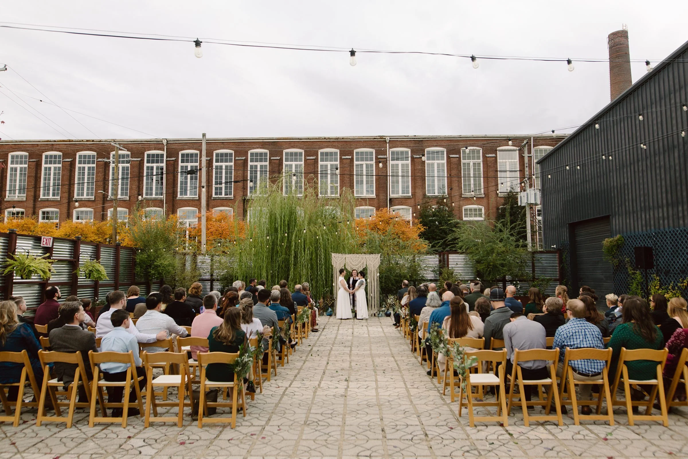 Eco-Friendly Fall Wedding at Germantown Gables in Louisville, Kentucky