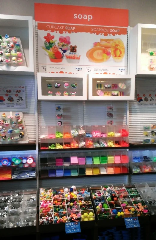 Or customize your own soap. Quite a unique concept and very well done.