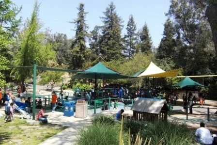 Nicely appointed kids' play area at Los Angeles Zoo