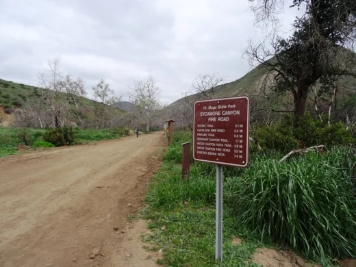 The Sycamore Canyon Campground connects to the Sycamore Canyon Fire Road, which is your access point to a day of fun and adventure in Point Mugu State Park trails.