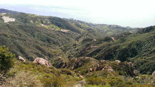 Deep Malibu Canyon Gorge below. A Gorgeous Gorge it is!