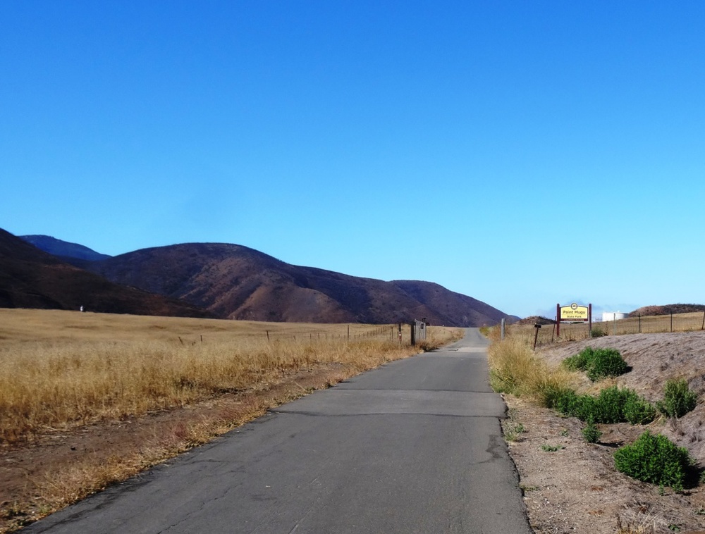 Sycamore Canyon Road southbound towards Point Mugu State Park from Satwiwa Center