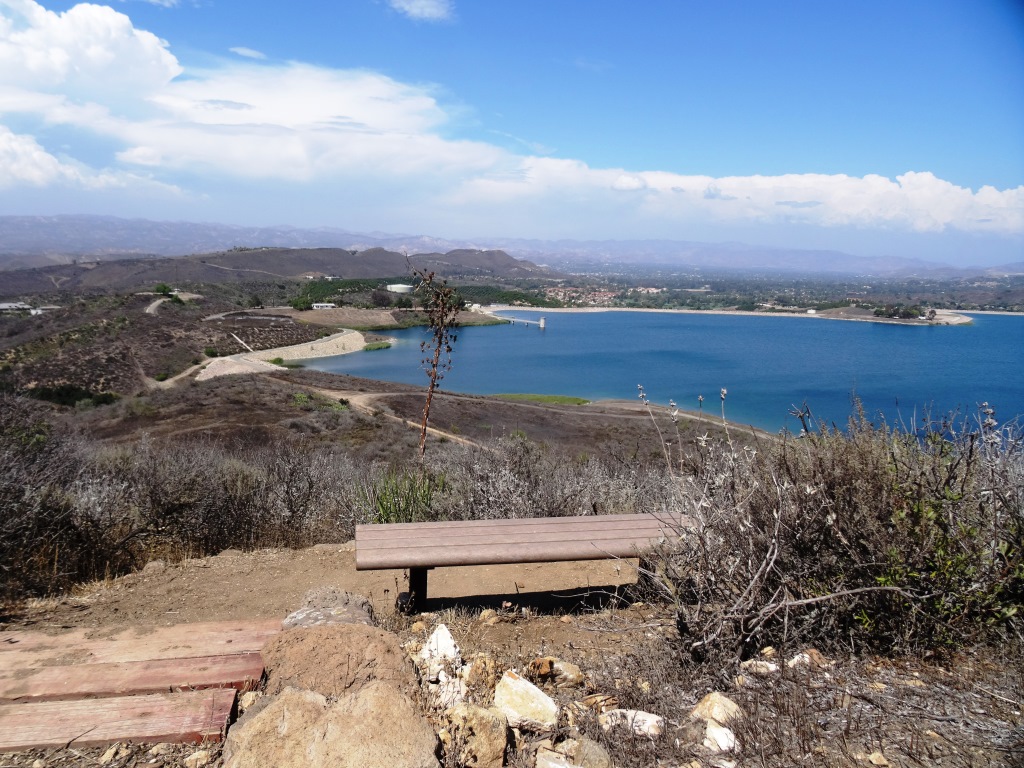 A short walk to this bench that overlooks Bard Reservoir.