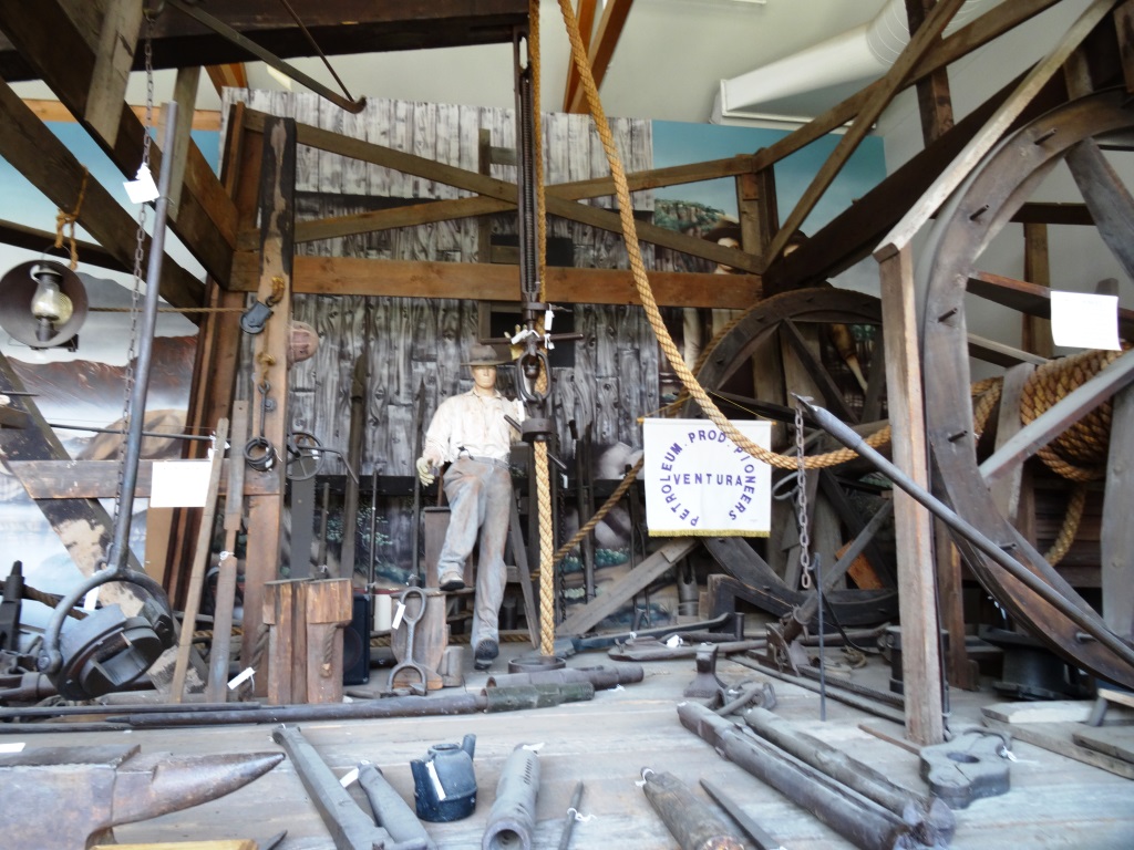 Display in the rig building
