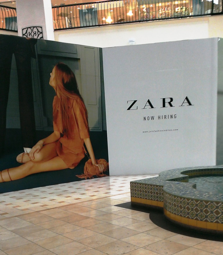 zara oaks mall