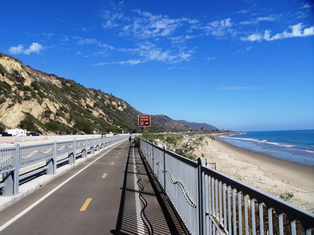 One of several beach access points to the La Conchita Beach area.