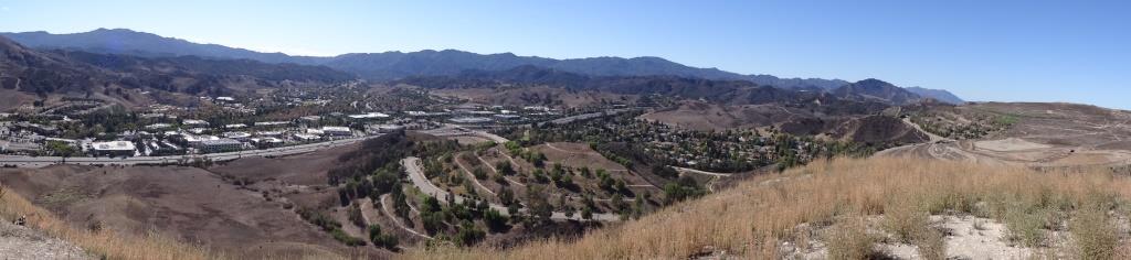 View from near the top facing south.