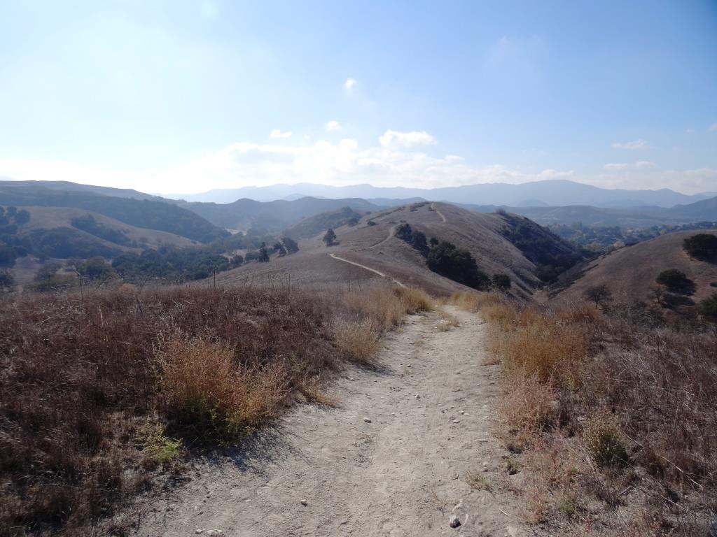 The Modelo Trail on the south end of the Palo Comado Canyon Trail is a bit steep, with awesome views.