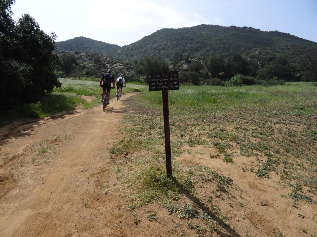 You can also get to China Flat from the Palo Comado Trail .