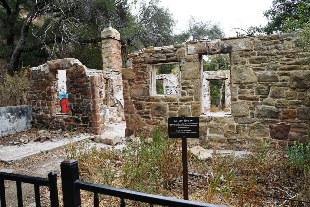 You can walk fairly close to the Keller House ruins.