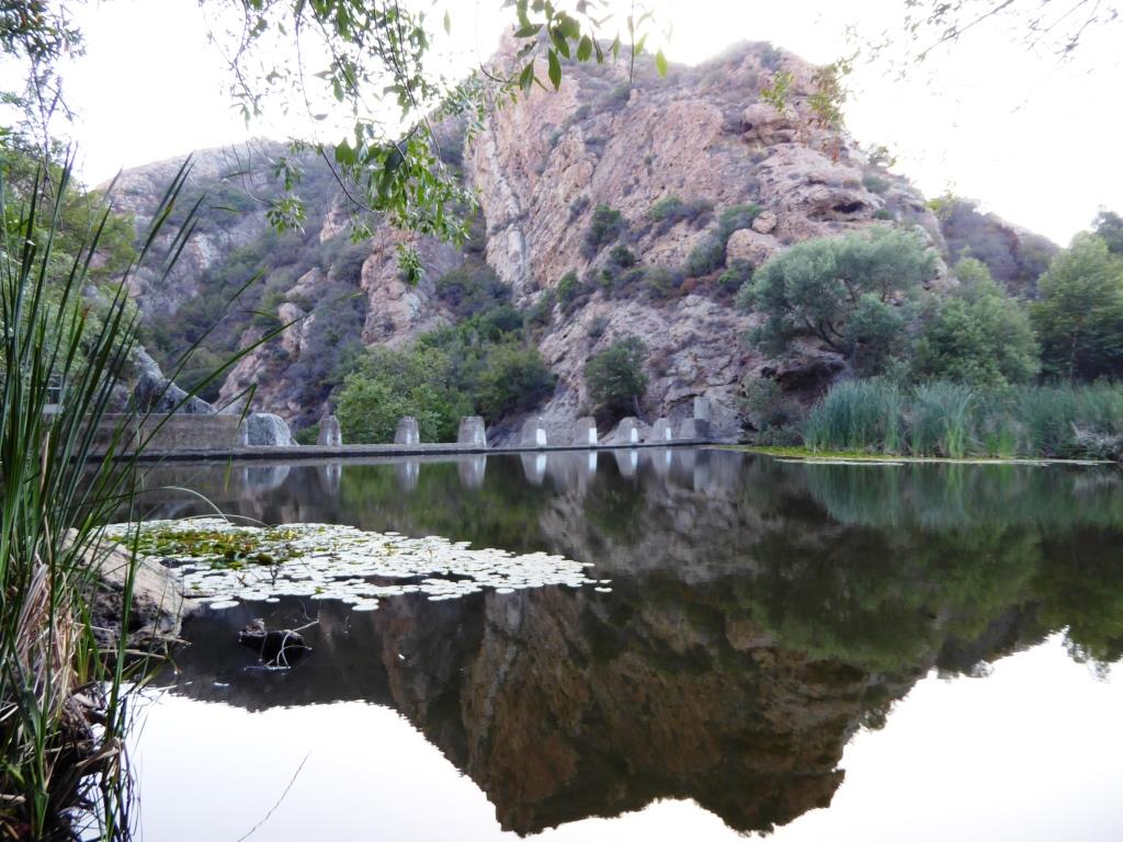 The Century Dam is shown in this image. You don't wanna fall down that dam. Off limits.