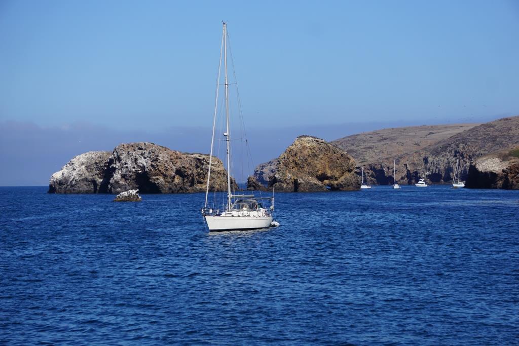 Views of the Scorpion Rock area of Santa Cruz Island