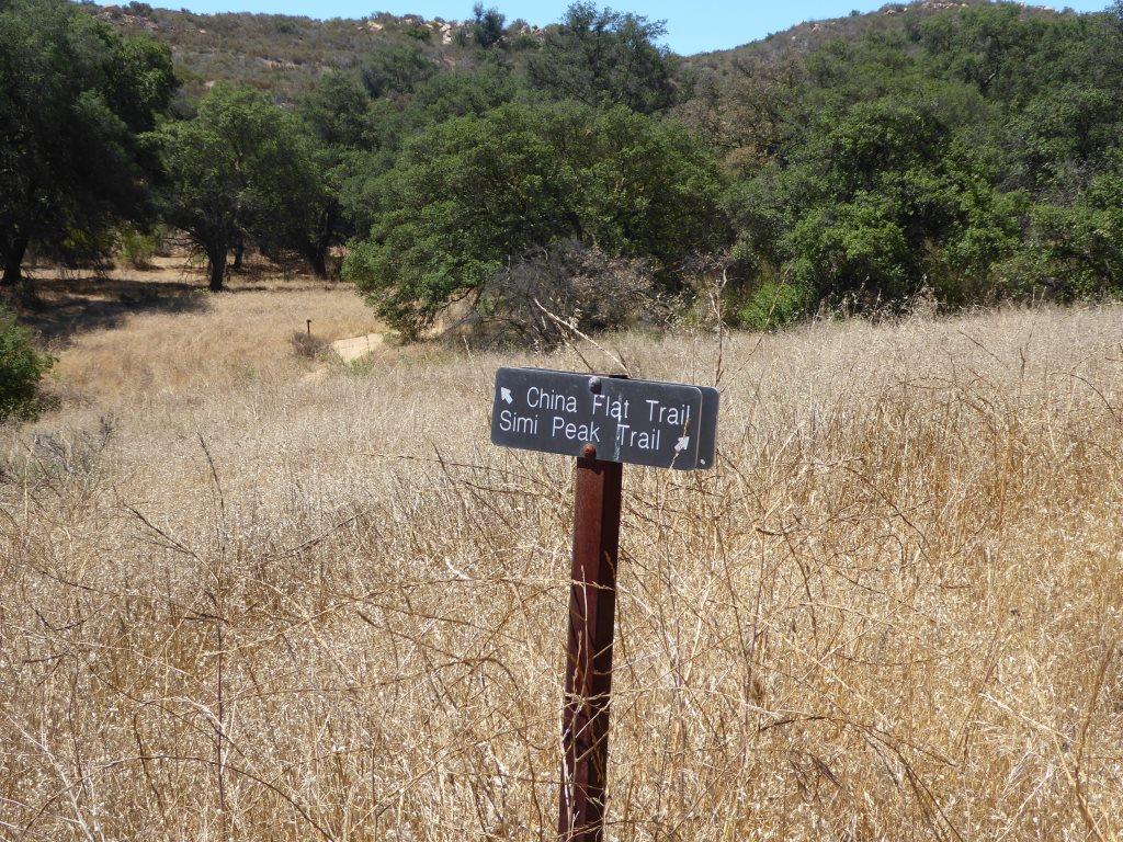 Follow the direction of the sign towards Simi Peak. The only challenge is that you have to go with your gut at some point as the signs stop.