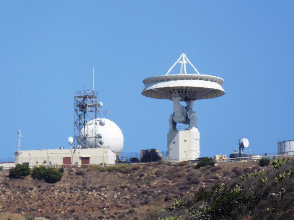 When I look up at the tracking station, The Jetsons come to mind.