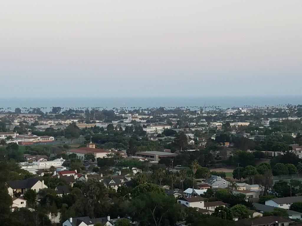 Nice views from the Santa Barbara Bowl too!