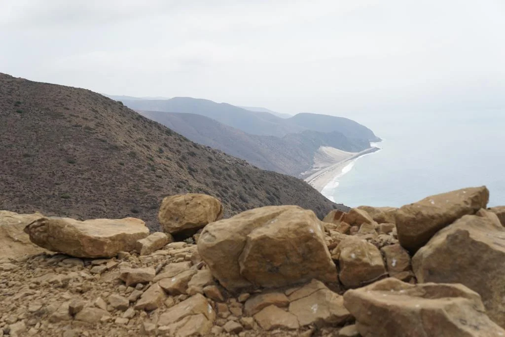 Another view of Thornhill Broome Beach and the large sand dune across PCH from the southeastern edge of the Mugu Peak Trail.