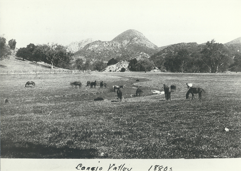 Photo of the Howard Ranch in the 1880s. The Howard residence was near where Triunfo Park is today in Westlake Village. (Courtesy of Conejo Through the Lens Collection; Thousand Oaks Library Special Collections.)
