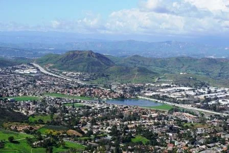 Views of Newbury Park from Angel Vista Peak
