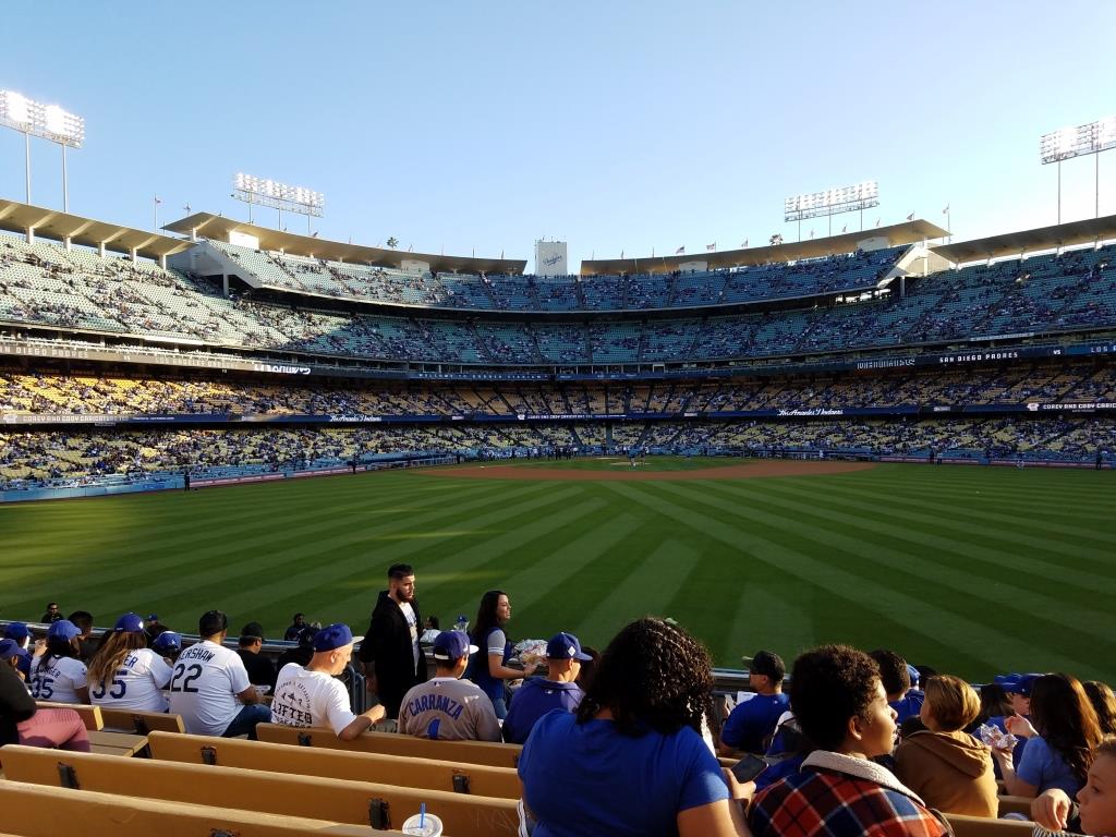 Dodgers Left Field Pavilion Seating Chart