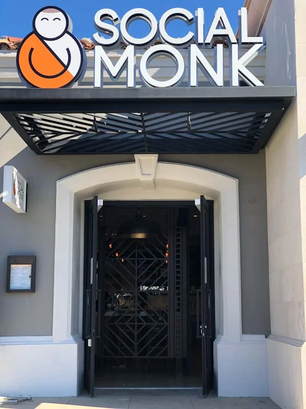 Social Monk at The Promenade at Westlake making progress on the first day of December 2018 (Photo Credit: Rob Jaffe of Conejo Deals)