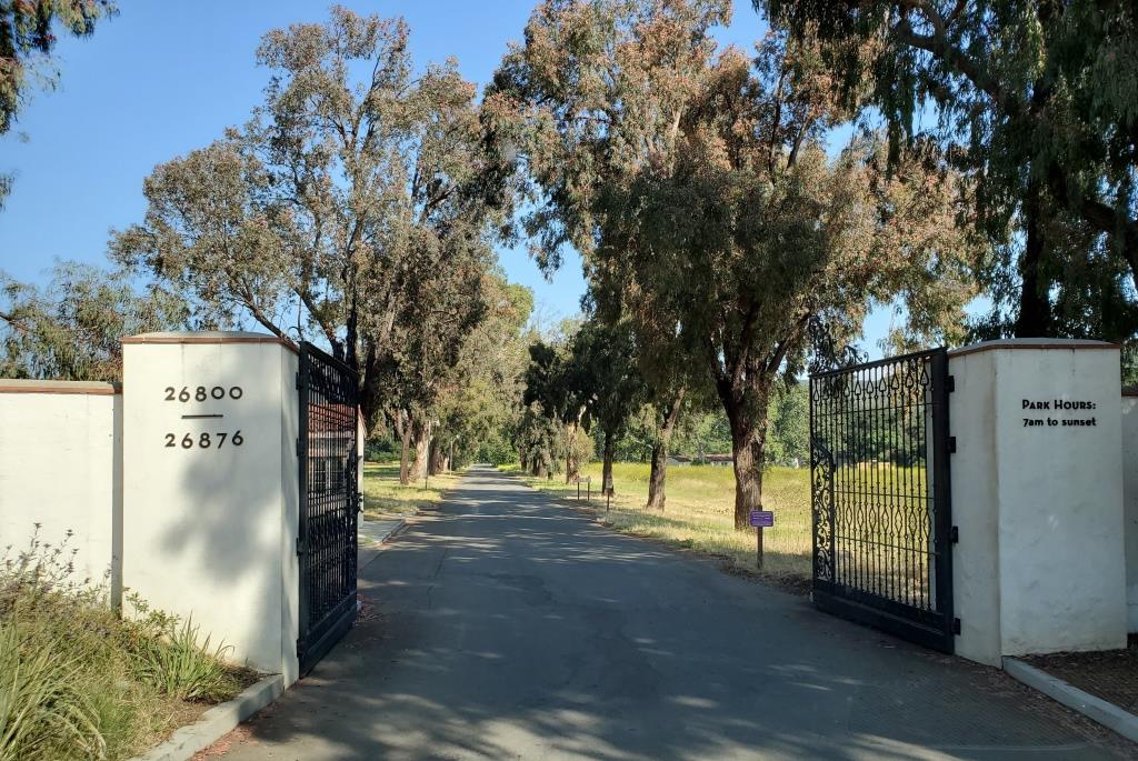King Gillette Ranch entrance on a recent spring day.