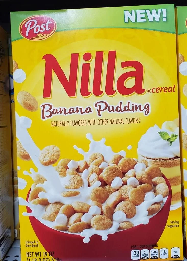 Nilla Cereal is based on Nilla Waters, with the flavor of banana pudding. This was launched in 2018, along with Golden Oreo O’s Cereal.