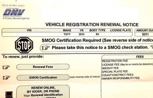 State of California Smog Check Program Requirements — Conejo 