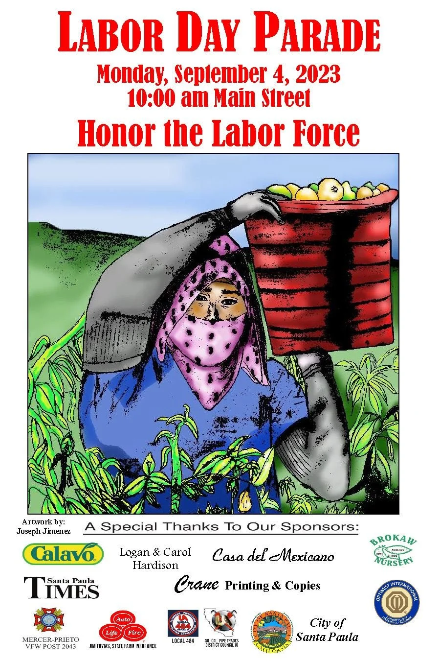 Santa Paula Labor Day Parade, Monday, September 4, 2023 — Conejo Valley