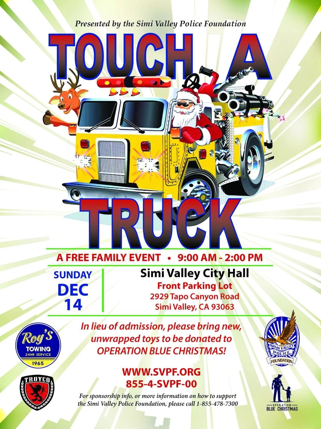 Simi Valley Police Department Touch A Truck Event on Sunday, December ...