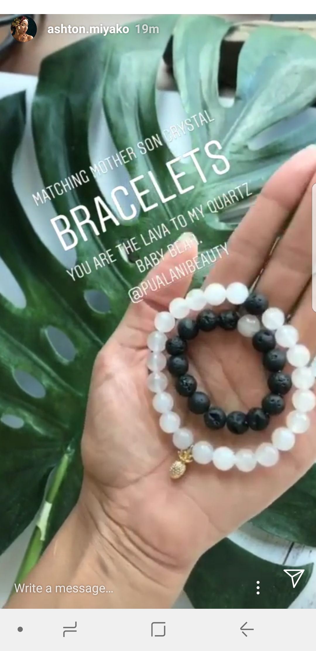 Loved making this mother and son matching bracelet set @ashton.miyako