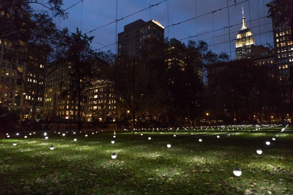 Working in conjunction with MMNY and Madison Square Park Conservatory. This Year features " Whiteout " an installation by Erwin Redl.