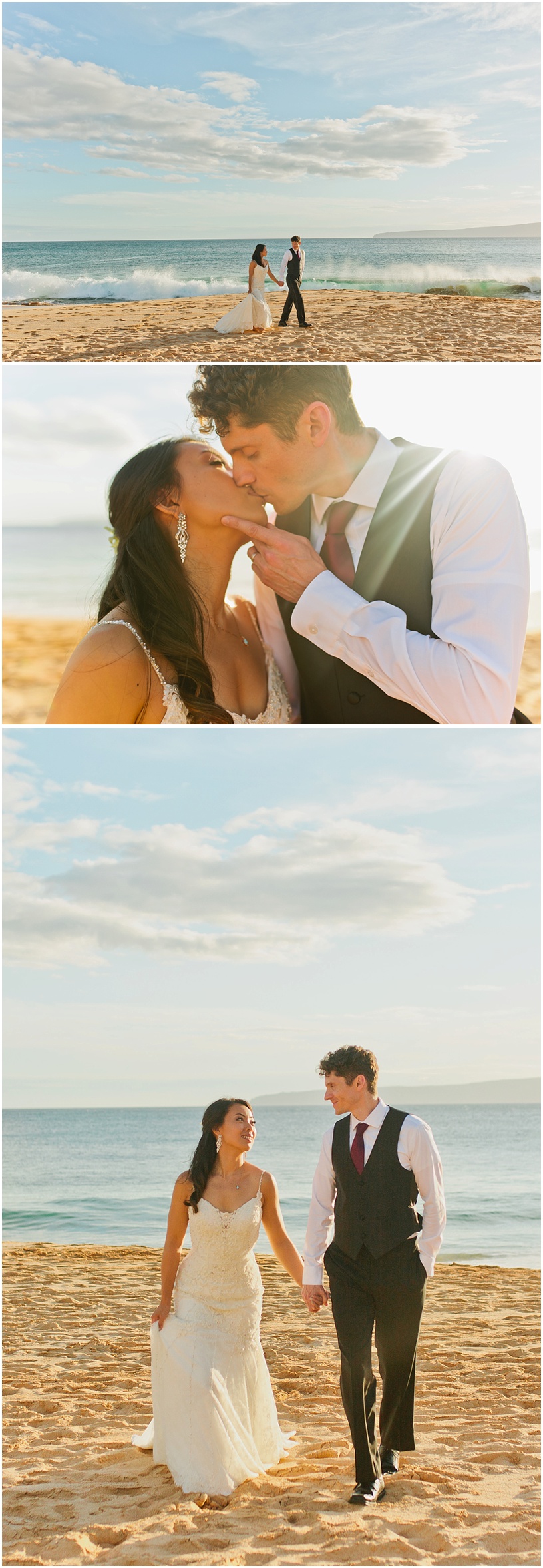 Maui Wedding photographer | Maui wedding | Little Beach | Maui Tropical Plantation