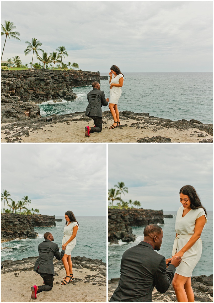 cliffside proposal big island hawaii