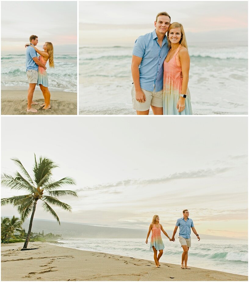 Romantic Kona Hawaii Sunrise Couple's Session