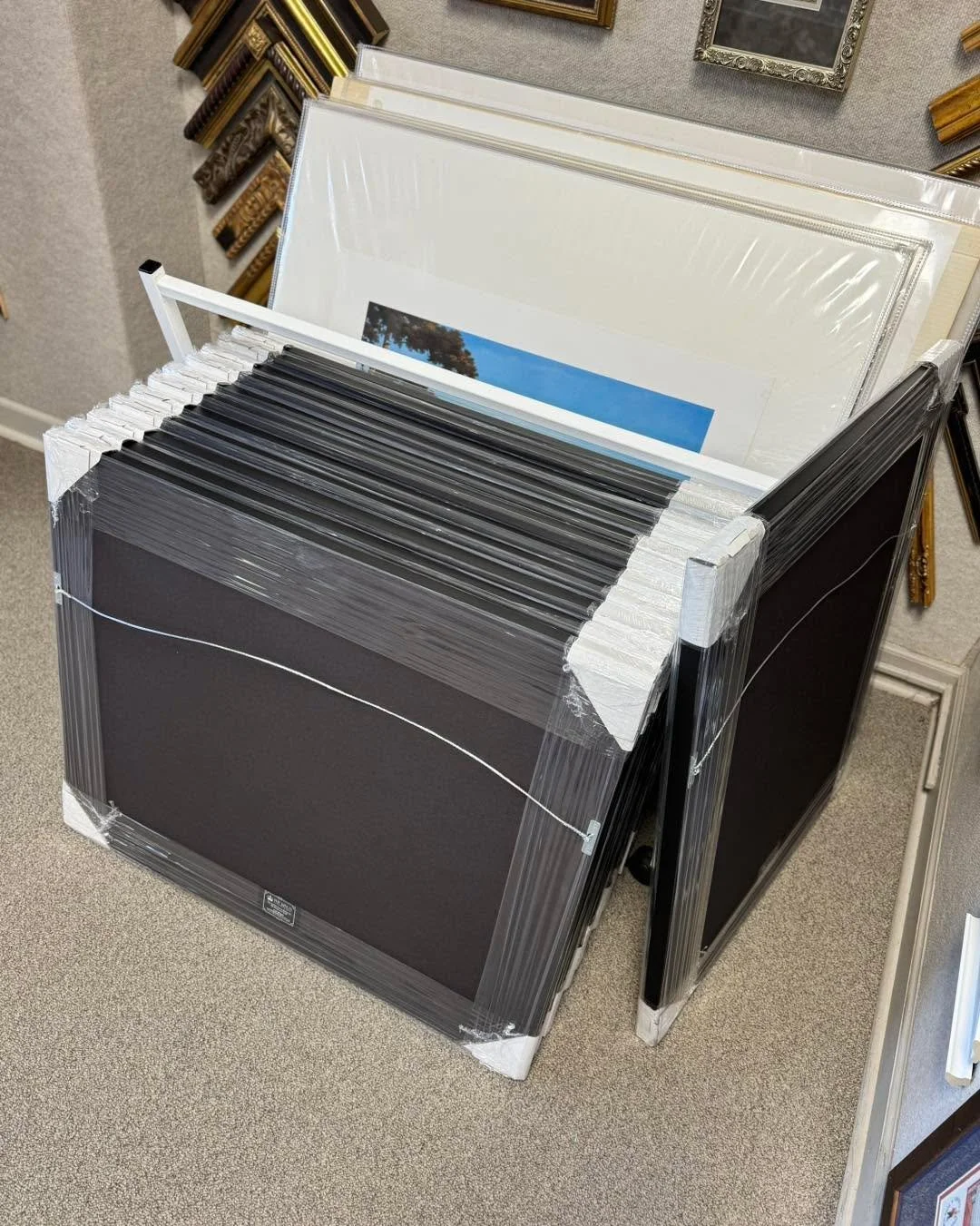 Do you have a large order?  We are up to the task! 

This was a collection of photos used to line the halls and honor the heros in a new Air Force building. 

#thekingscustomframing #custompictureframing #smallbusinesses #veteranowned #pinehurst #pin