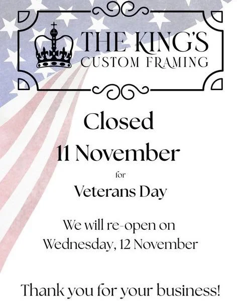 Thank you to all of our Veterans!  #thekingscustomframing #announcements #custompictureframing #smallbusinesses #veteranowned #pinehurst #pinehurstliving #moorecountync
