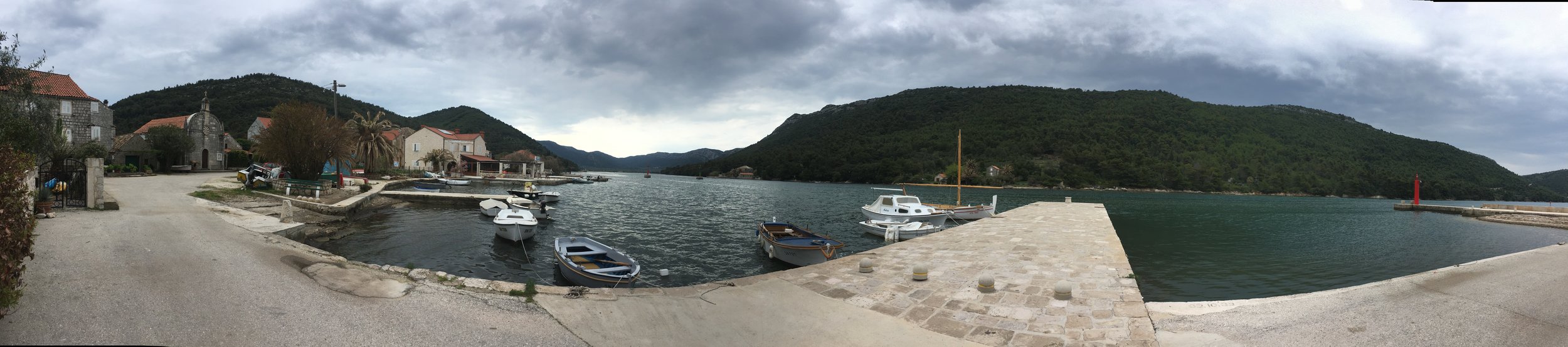 The tiny village of Broce is minutes from Ston and the Adriatic Highway, and apparently something of a party town during the summer months.