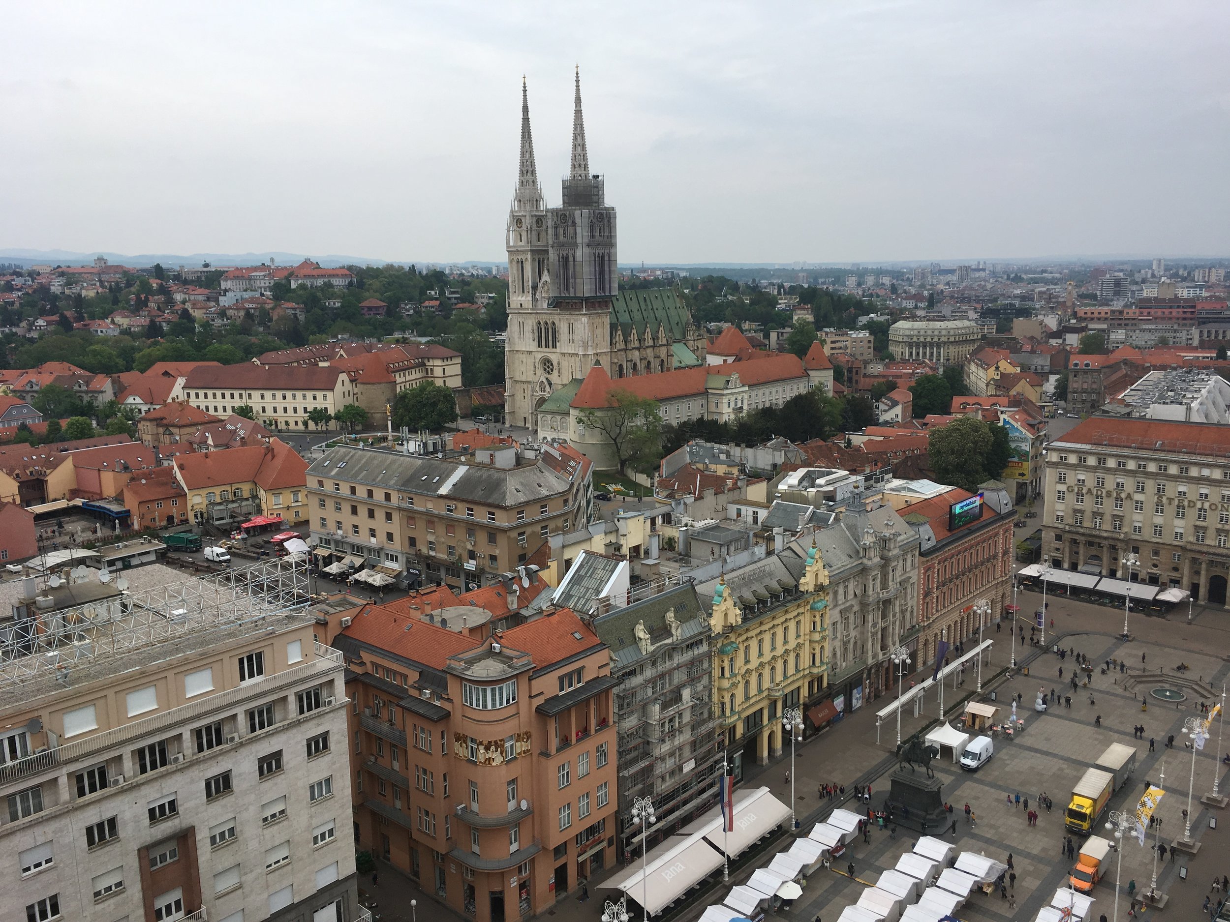 View from the Zagreb Eye